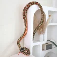 thumbnail image 1 of Juguete de peluche de serpiente de pitón realista para niños, almohada de peluche de serpiente de peluche realista, Boa Cobra gigante, regalo de cumpleaños para niños, decoración del hogar, 1 of 4