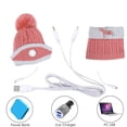 thumbnail image 3 of USB Heating Scarf Hat Set for Women Winter Warm Knitted Accessory with Rechargeable Heating Technology, 3 of 8