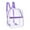 Purple, variant on Preplabs Heavy Duty PVC Transparent Backpack Lightweight Clear Backpack for Travel, Events & Everyday Use - Durable and See-Through