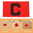 thumbnail image 3 of COMPUKAS 3Pcs Soccer Team Armband Red Polyester for Training Sessions Secure Fit, 3 of 6