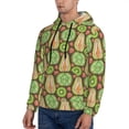 thumbnail image 3 of Xecao Fruits 1 Pattern Men's Adult Pullover Hoodie,Hooded Sweatshirt-Small, 3 of 7