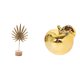 thumbnail image 1 of Escultura de hoja de metal, figura de fruta, artesanía nórdica, adorno creativo, estatua abstracta de cerámica para mesa, fiesta, hogar, porches, rest, 1 of 8