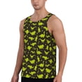thumbnail image 2 of Lsque Cute Dinosaurs (2) Pattern Mens Tank Tops Muscle Athletic Quick Dry Sleeveless Workout Fitness T Shirts Beach Tank Top, Loose-fit Sleeveless Shirt for Men-4X-Large, 2 of 7