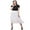 White, variant on Rayon Womens Skirts Gauze High Waist Skirt for Women Solid Midi Skirt for Ladies Long Knee Length Girls Fashion Online By Oussum