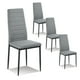 thumbnail image 1 of Juego de 4 Sillas de Comedor HOMEMAKE FURNITURE Gris Minimalista Moderno, 1 of 6