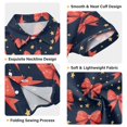 thumbnail image 3 of Dailycode Small Short Sleeve Button Down Shirts Red Bow and Star Casual Shirt 3-10 Years, 3 of 9