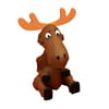 TruTru Animals Moose European 3D Puzzle DIY Craft Kit ; Arts and Crafts, Model Kit