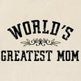 thumbnail image 2 of CafePress - World's Greatest Mom Tote Bag - Unisex Canvas Tote Bag, Beige, 1-Piece, 2 of 6