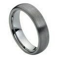 thumbnail image 3 of Tungsten Carbide 8MM/6MM For Him & Her Domed Brushed Finish Wedding Band Ring Set, 3 of 4