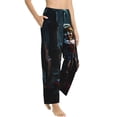 thumbnail image 2 of Annabelle Women's Pajama Pants, Comfy All Over Print Lounge Pants Casual Sleepwear with Pockets & Drawstring, 2 of 8