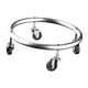 thumbnail image 5 of Soporte de tanque de gas Base de cilindro de gas móvil Soporte de planta Tanque de gas Almacenamiento fijo para exteriores Plata Sin Freno 30cm, 5 of 9