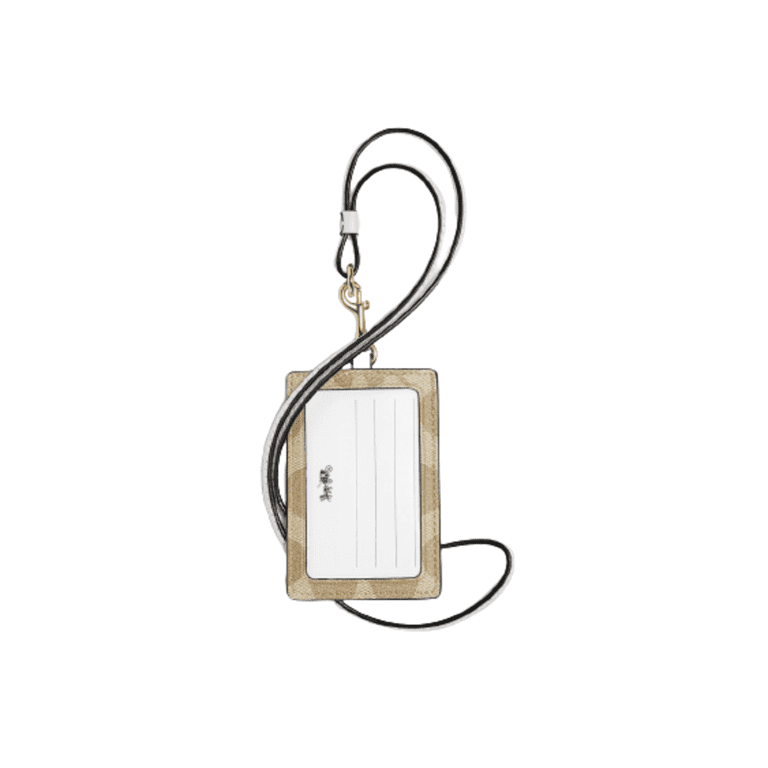 Coach Women's ID Lanyard Card Case In Signature Canvas