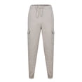 thumbnail image 5 of New Men's Cargo Pants Men's Casual Multi-Pocket Elastic Waist Overalls Ankle Pants Outdoor Sports Solid Color Trousers White M, 5 of 5
