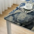 thumbnail image 5 of WYYP Rabbit Roses Beatrix Potter Square Tablecloth 100% Polyester Fiber 52*52, 5 of 8