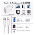 thumbnail image 5 of Cargador Carga Rápida Pd 3.0 Labg Compatible Para iPhone 14 8 20w 2pz Blanco, 5 of 5