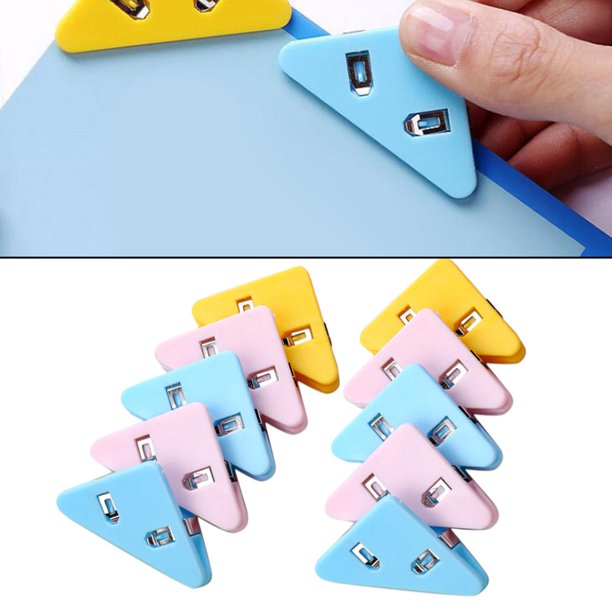 Clips de Carpeta perfecl Suministros de clips de Papel para oficina 10 clips