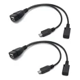 thumbnail image 1 of Adaptador Micro Usb A Usb Auvipal 2 En 1 Cable Otg Y Alimen, 1 of 6