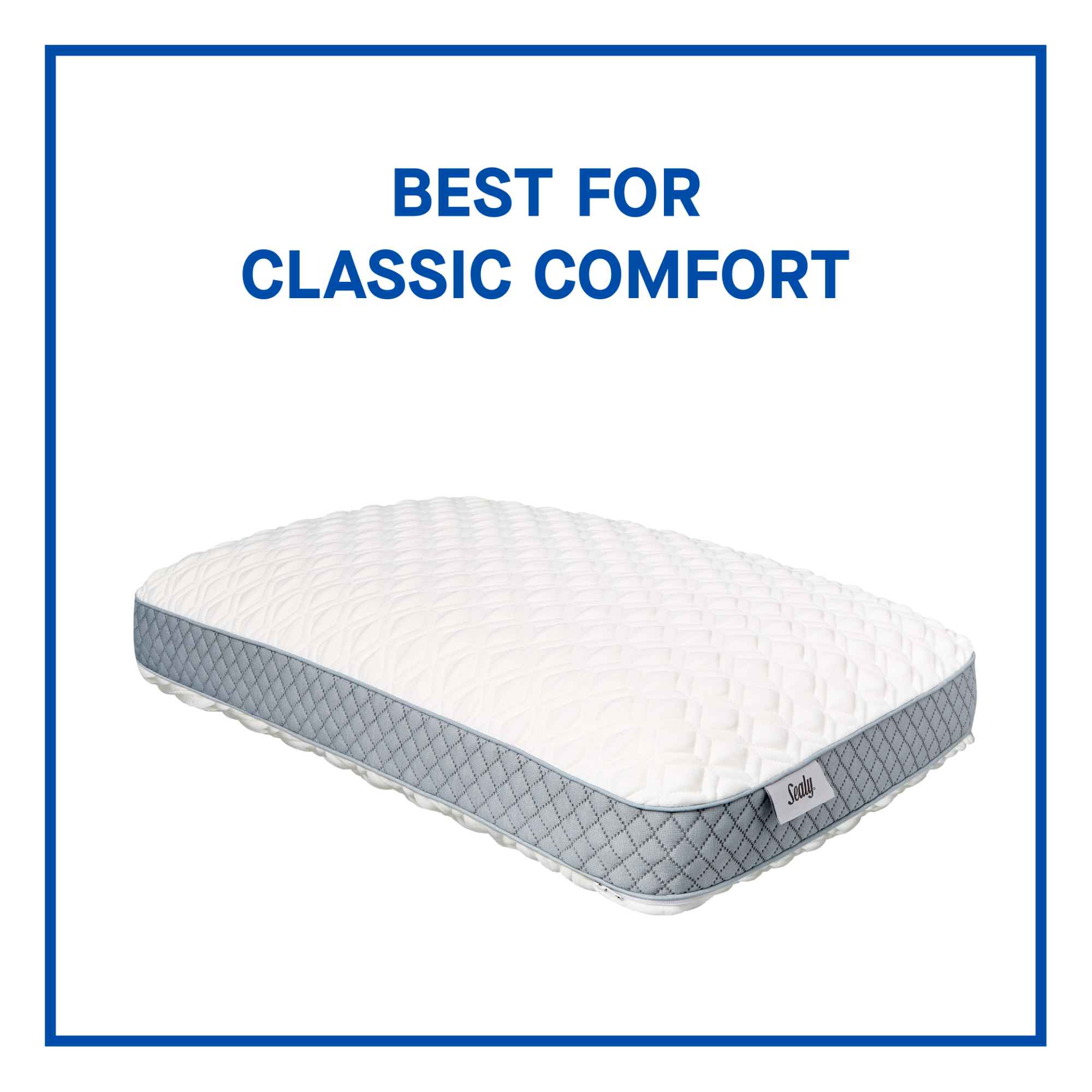 Sealy Essentials Memory Foam Bed Pillow, Standard photo 2