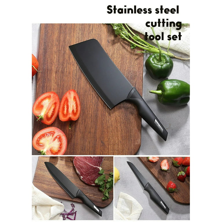 XYJ Authentic Since1986,Professional Knife Sets for Master Chefs,Kitchen  Knife Set with Bag,Cover,Scissors,Culinary Chef Butcher Cleaver,Cooking  Cutting,Utility,Bread,Santoku,Stainless Steel