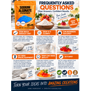 Sodium Alginate Powder 4 oz - Pure Food Grade Bulk Powder for Thickening - Non-GMO and Vegan - by Fit Lane Nutrition