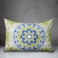thumbnail image 3 of Creative Products Yellow and Green Flower Mandala 14x20 Indoor / Outdoor Pillow, 3 of 3