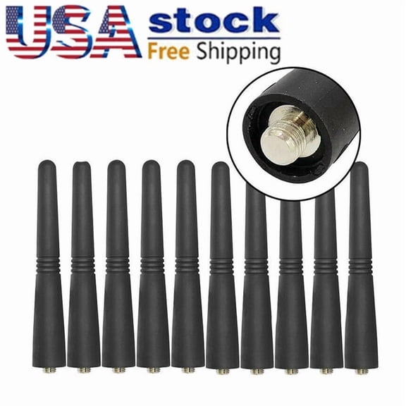 10Pack PMAE4002 PMAE4003 PMAE4006 UHF stubby Antenna Replacement for CP200 CP200D CP040 CP140 EP450 PR400 HT750 HT1250 PR400 DEP450 Two Way Radio