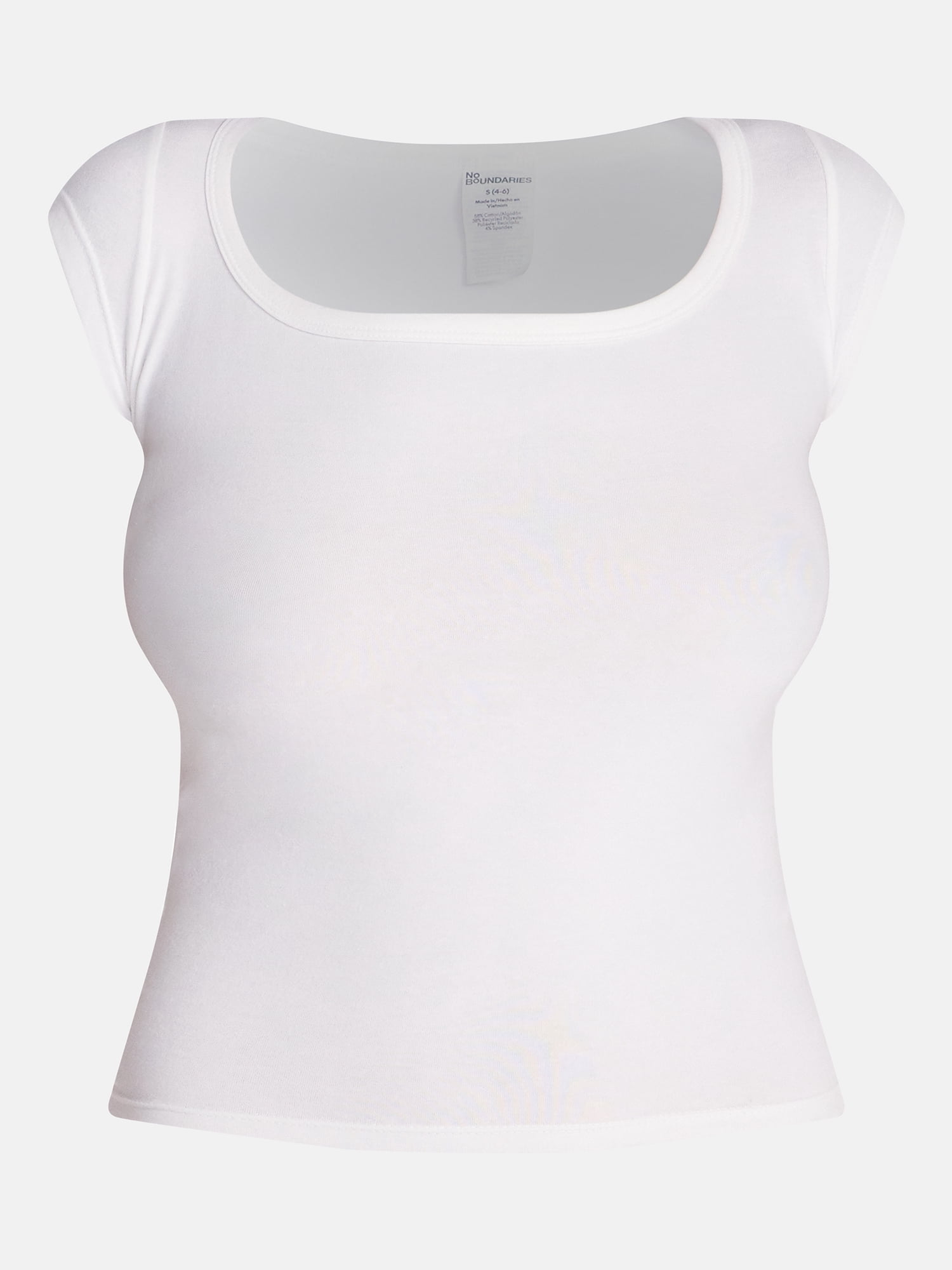 No Boundaries Cloud Core Sleepwear Scoop Neck Top, Women's XXS-3X