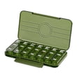 thumbnail image 1 of Organizador de medicamentos, Organizador de medicamentos Estuche de plástico portátil para medicamentos diarios Estuche para medicamentos de viaje Diseño a prueba de futuro, 1 of 8