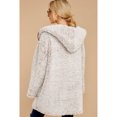 thumbnail image 3 of Women Leave Them Waiting Dark Gray/Light Grey/Brown Wubby Coat, 3 of 5