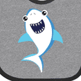 thumbnail image 4 of Inktastic Cute Shark, Little Shark, Blue Shark, Sea Animal Boys or Girls Baby Bib, 4 of 4