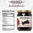 thumbnail image 6 of Peninsula Premium Cocktail Cherries | Award Winning | Deep Burgundy-Red | Silky Smooth, Rich Syrup | Luxe Fruit Forward, Sweet-Tart Flavor | Gourmet | American Grown & Made | 20 oz, 6 of 9