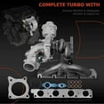 thumbnail image 2 of A-Premium Complete Turbo Turbocharger Kit, with Wastegate Actuator & Gasket, Compatible with Audi A3 2008-2013, A4 2005-2010, A4 Quattro 2005-2009, TT 2009-2010, 2.0L, Replace# 5303-970-0106, 2 of 8