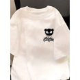 thumbnail image 1 of Camiseta clásica 100 % algodón con estampado gráfico de oso: suave, transpirable, informal, de manga corta y cuello redondo para hombre: ideal para exteriores en verano., 1 of 7
