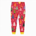 thumbnail image 5 of NOLDARES Toddler Pajamas Boys Girls Baby Pjs Sets Kids Snug fit 2pcs Long-Sleeve Fall Winter Sleepwear 6-12 Months 12-24 Months 2t 3t 4t 5t 6t 7t 8t 9t Children,Red,7-8 Y, 5 of 6