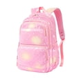thumbnail image 4 of HJYCHN Girl Backpack Gradient Heart Star Print 3Pc Set with Lunch Bag Pencil Case Back to School Supplies for Kids and Backpack for Boys Pink, 4 of 9