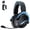 Black blue, variant on 2.4GHz Wireless Gaming Headset for PS5, PS4, Switch, PC, Bluetooth 6.0 over Ear Gaming Headphones with Detachable Mic, HD Stereo Sound, 50mm Drivers, LED Digital Display, RGB Lighting, 100H Playtime