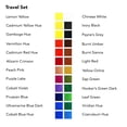 thumbnail image 2 of Daler-Rowney Aquafine Watercolor Paint Half Pan Travel Set, Assorted Colors, 24 Pieces, 2 of 7