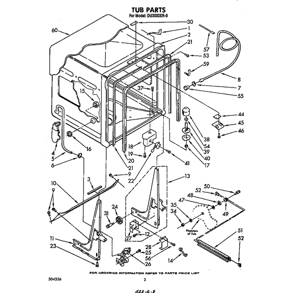 Whirlpool 675544 Hose Drain - OEM Part