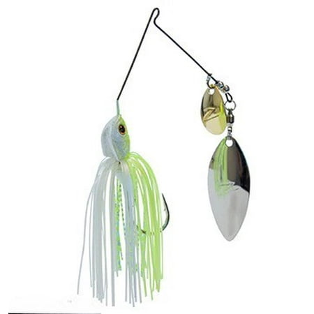 Hildebrandt 7051 0.25 oz Spinnerbait Bronze - White & Chartreuse