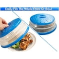 thumbnail image 4 of Microwave Anti Splatter Guard Cover - Collapsible Lid for Food Protection and Easy Storage - BPA-Free, Dishwasher Safe, Heat-Resistant, Transparent, Fits Most Microwave Sizes (Gray), 4 of 7