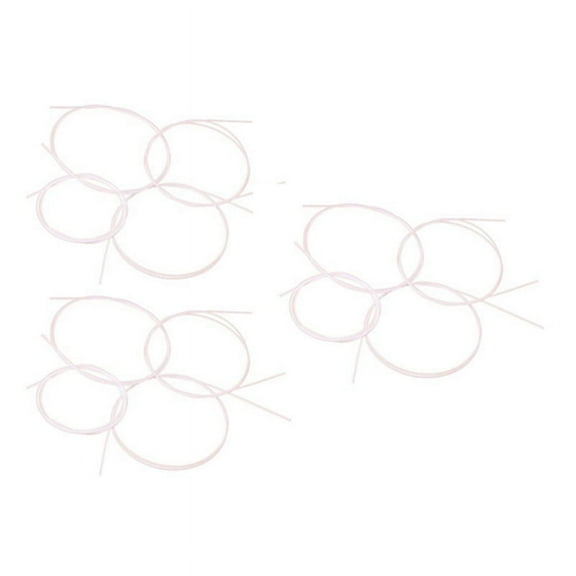 12Pcs White Nylon Ukulele String Set