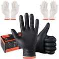 thumbnail image 1 of Guantes de barbacoa ANBOSON desechables resistentes al calor y forros de algodón, 1 of 9