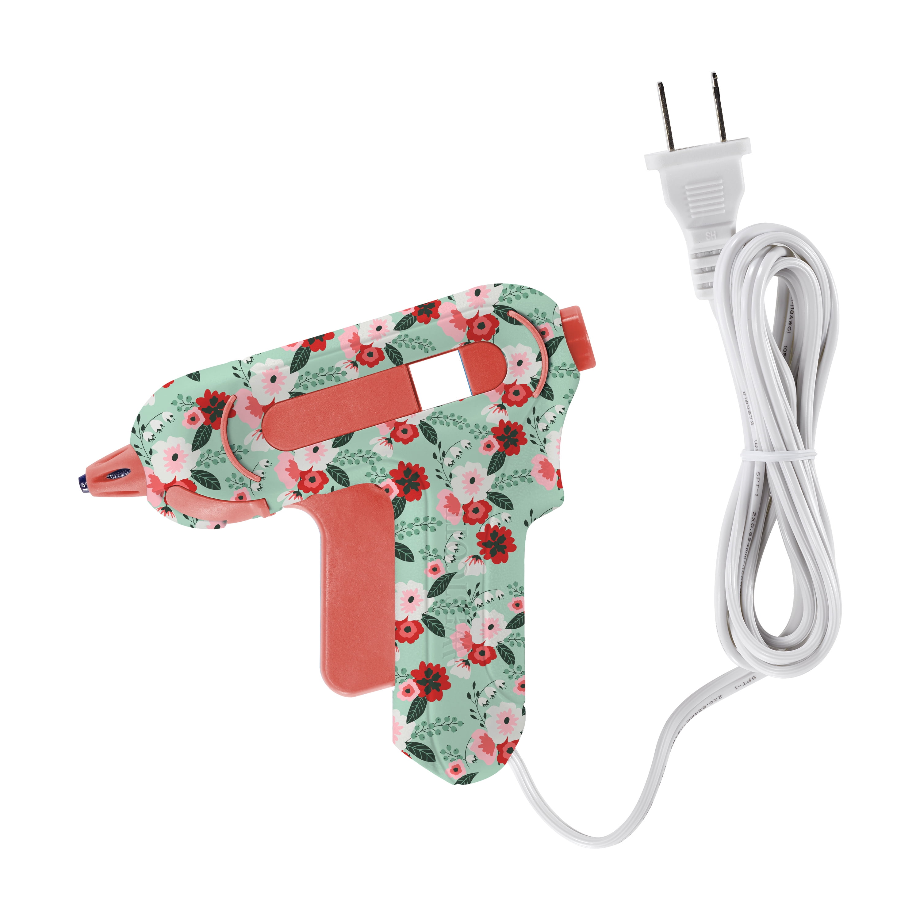 Westcott Premium High Temp Mini Glue Gun, Floral, for Craft, 1Count