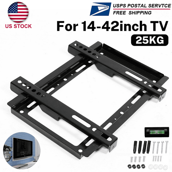 Fixed Full Motion TV WALL MOUNT BRACKET VESA 14 16 17 19 22 24 26 32 35 37 42 in