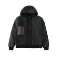 thumbnail image 4 of Victory Outfitters Men's Sherpa Lined Zip Up Fleece Hoodie - Black - 4XL, 4 of 7