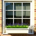thumbnail image 3 of Artificial Lavender Flowers 12 Bundles Fake Plants for Outdoor Patio Garden Decor 15 Inch Faux Monkey Grass for Porch Indoor -Purple, 3 of 7