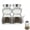 Cat-2pcs, variant on Funny Salt and Pepper Glass Bottle,Cute Animal Cat & Dog Salt and Pepper Shaker Containers with Stainless Steel Lids,Clear Glass Farmhouse Kitchen Decor for Kitchen Cooking BBQ Bar Camping
