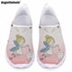 thumbnail image 1 of Doginthehole - Zapatos informales con estampado de enfermera para mujer, zapatillas de deporte de malla transpirables y cómodas para el verano, zapatos planos de enfermería para hospital, 1 of 5