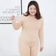 thumbnail image 1 of Ropa interior térmica para mujer color sólido grasa MM más grasa más tamaño otoño pantalones rasguño pelo más terciopelo fino siete colores 240 kg, 1 of 4