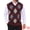 Burgundy, variant on DARING DIVA Men's Casual Knit Sleeveless V-Neck Plaid Argyle Sweater Vest M Burgundy